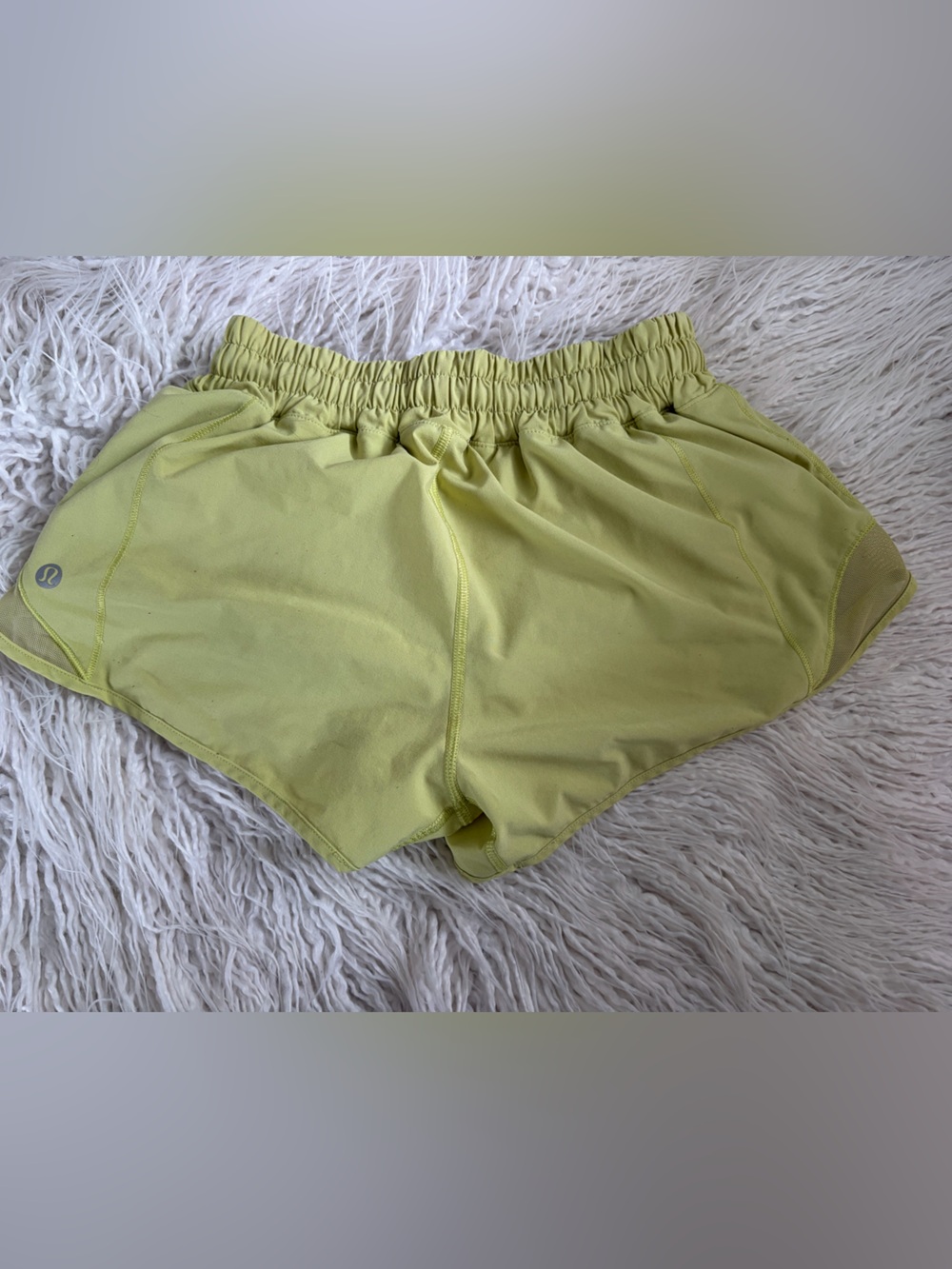 lululemon athletica Lime Green Women's Athletic Shorts - Picture 2 of 2